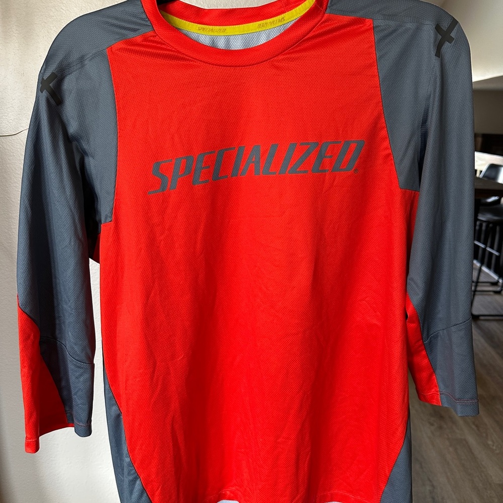 Specialized Red and Gray Cycling Jersey MTB Cycling